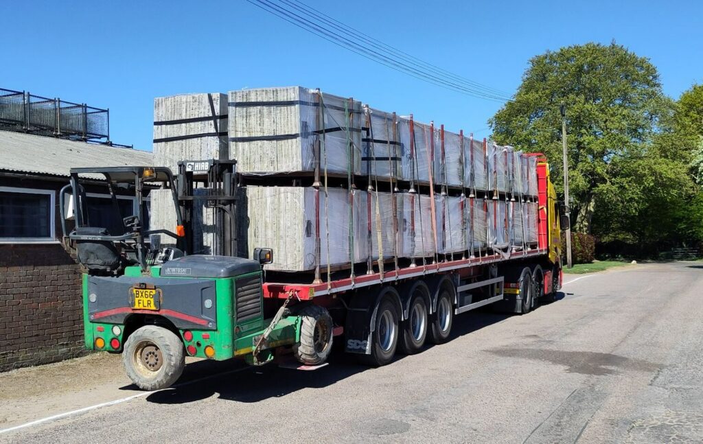 Reused solar panels on truck for Big Solar Co-op